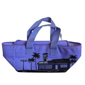 Trader Joe's Mini Insulated Cooler Bag - Purple